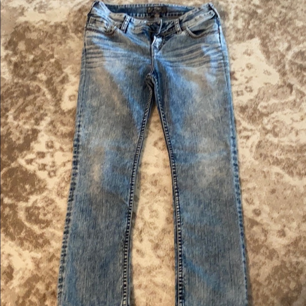 Silver Suki Straight Jeans
